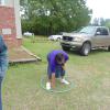 1st Lady Collins hula hoops